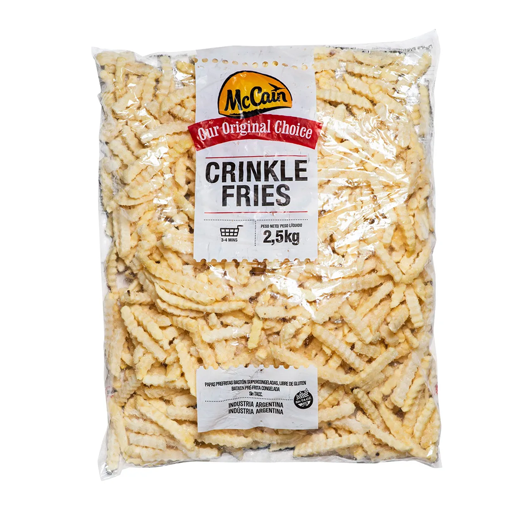 Papas  Crinkle 5 x 2,5 kg Mc Cain