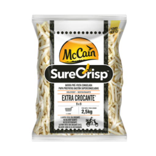 Papas Surecrisp 9 x 9 6 x 2,5kg Mc Cain