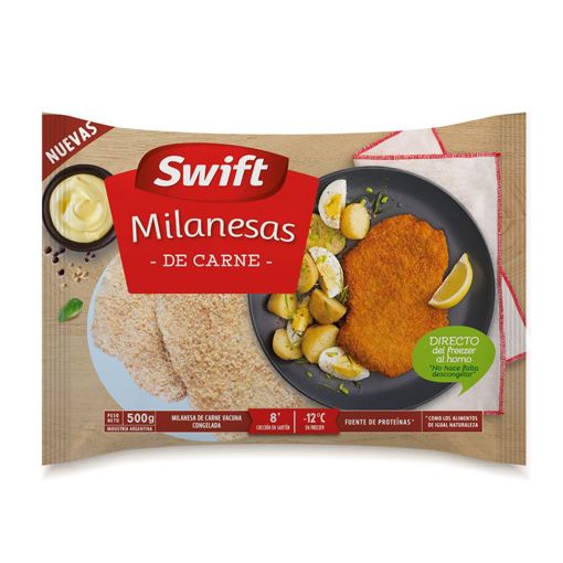 Milanesa de Carne x 500 gr Swift