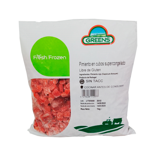 Pimientos Ro En Cubos X Greens