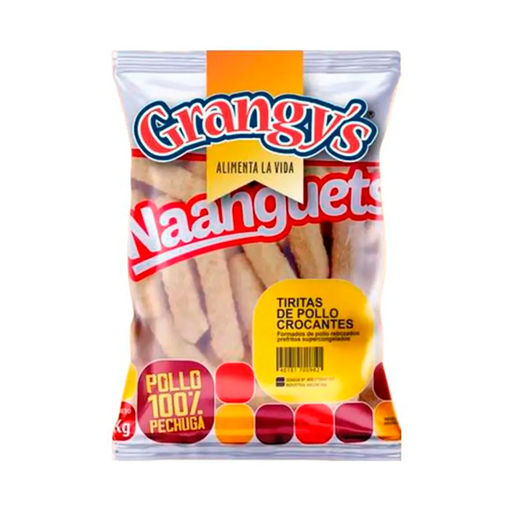 Tiritas de Pollo Crocante x 1 kg Grangys