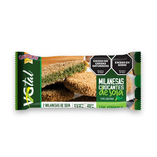 Milanesa Soja / Espinaca Grangys